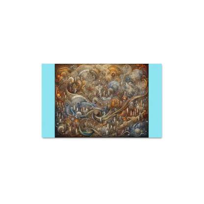 Interwoven Stories of Existence 1 Piece HD Canvas Wall Art-Original Frame