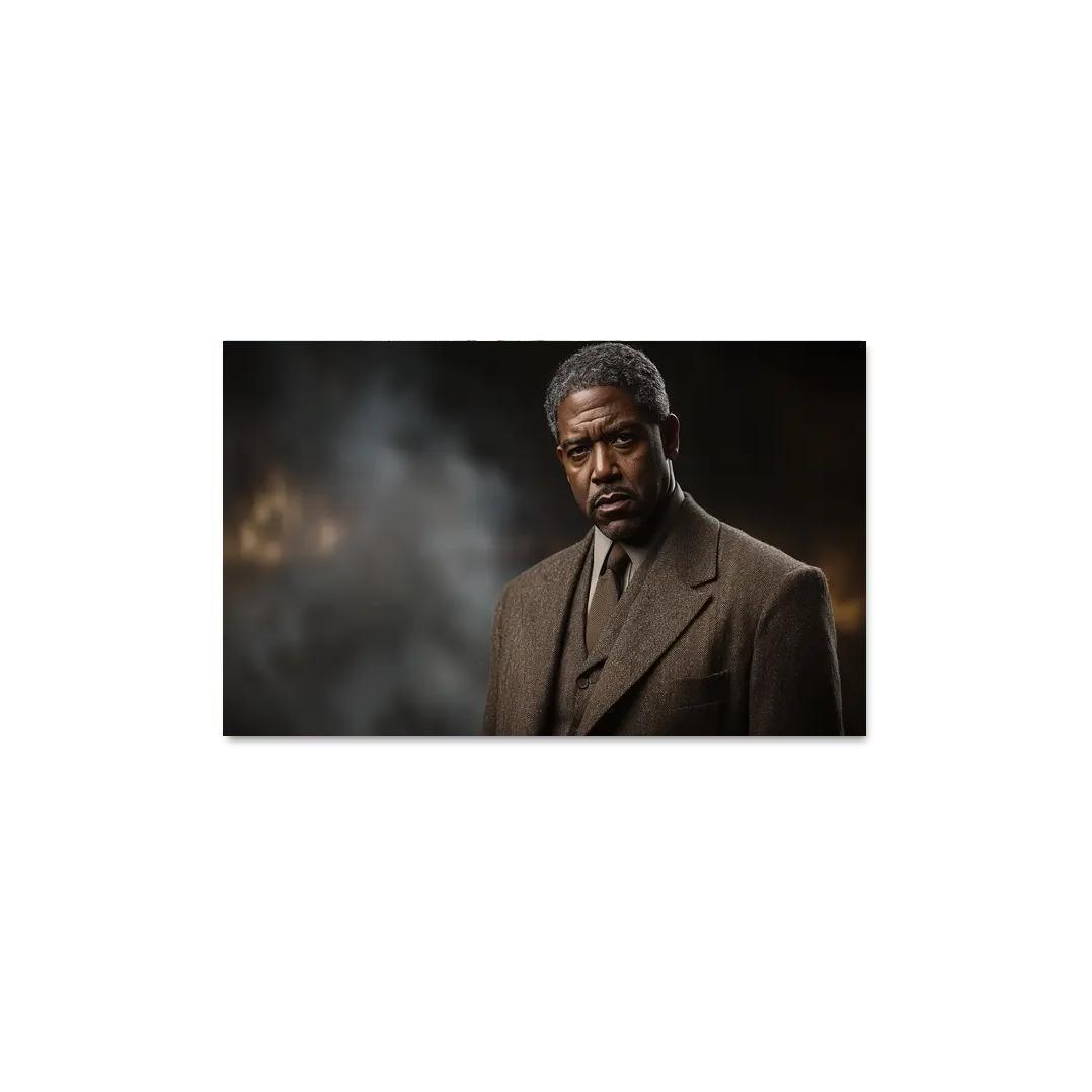 Denzel Washington The Voice Of A Leading Man Framed Paintings