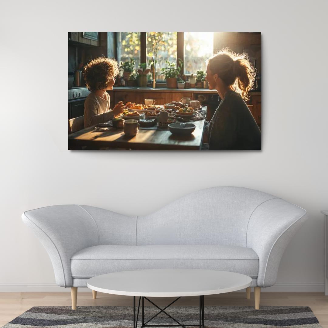 Cherished Conversations The Heart Of Dialogue Custom Paintings Frame