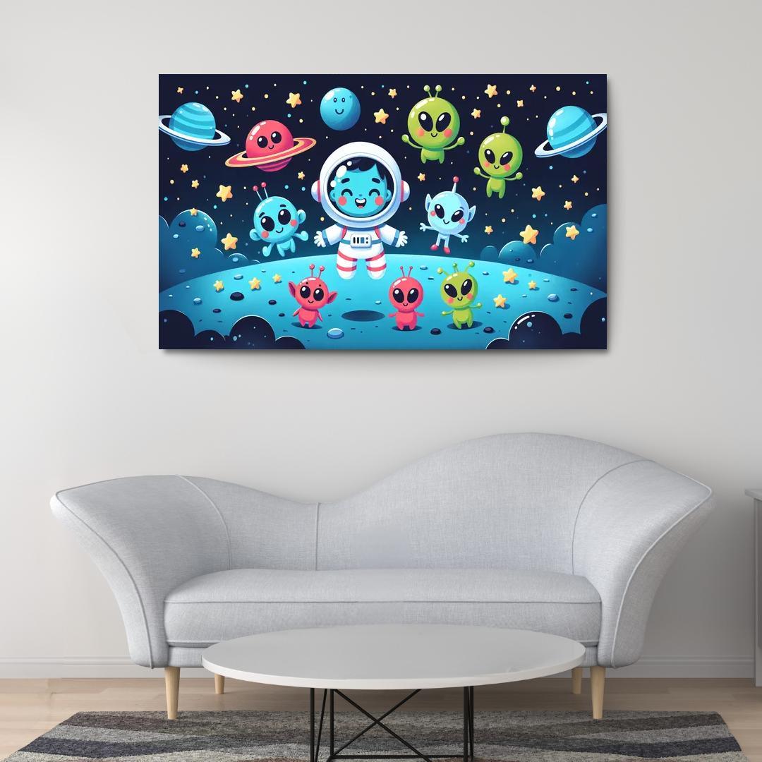 Silly Space Adventure Premium Artwork Frames