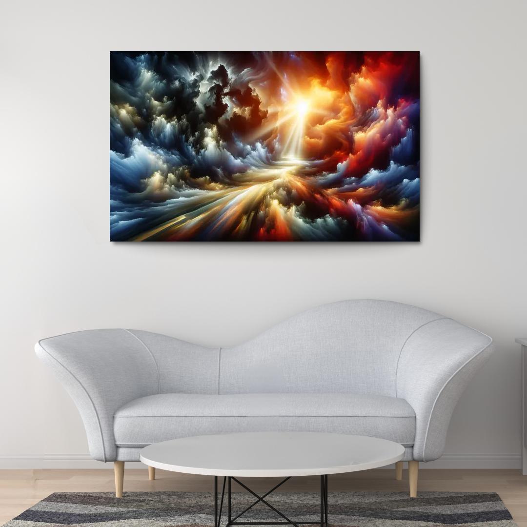 The Essence Of Light And Shadow Modern Paintings Frame