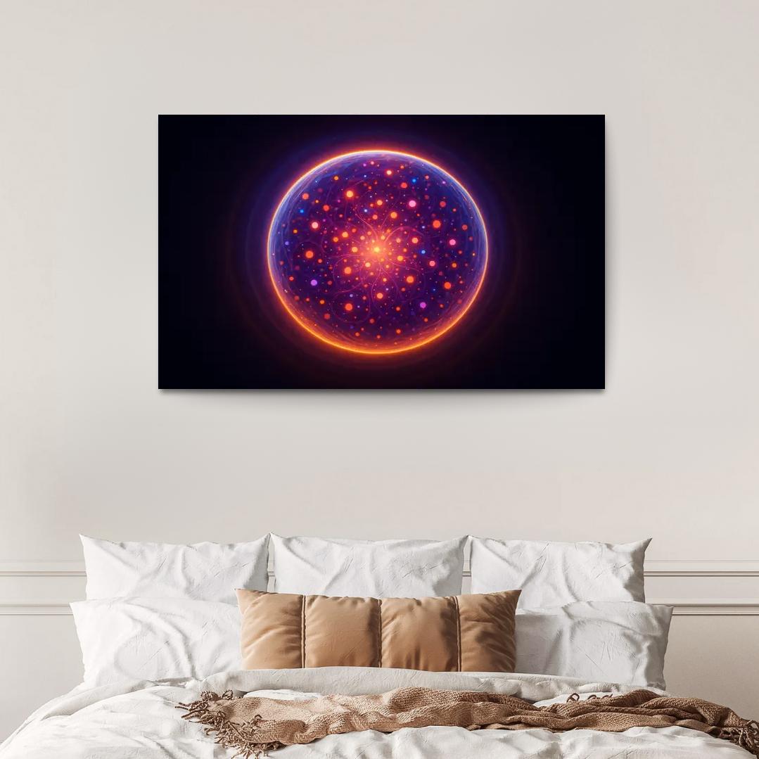 Pulse Of The Quantum Soul Oil Paintings Frame