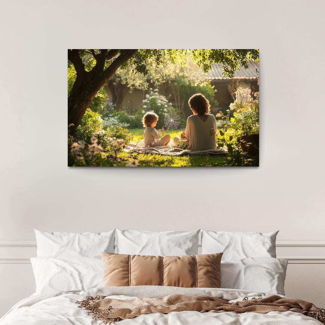 The Web Of Love A Mothers Protective Embrace One-piece Frames