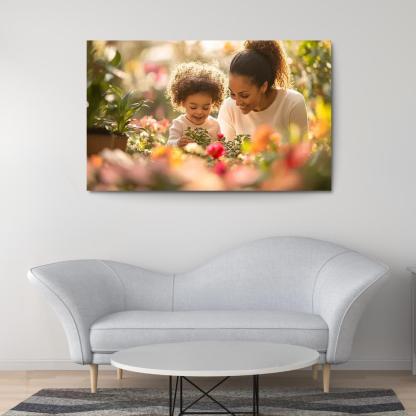 The Garden Of Memories A Mothers Legacy Canvas Paintings Frame