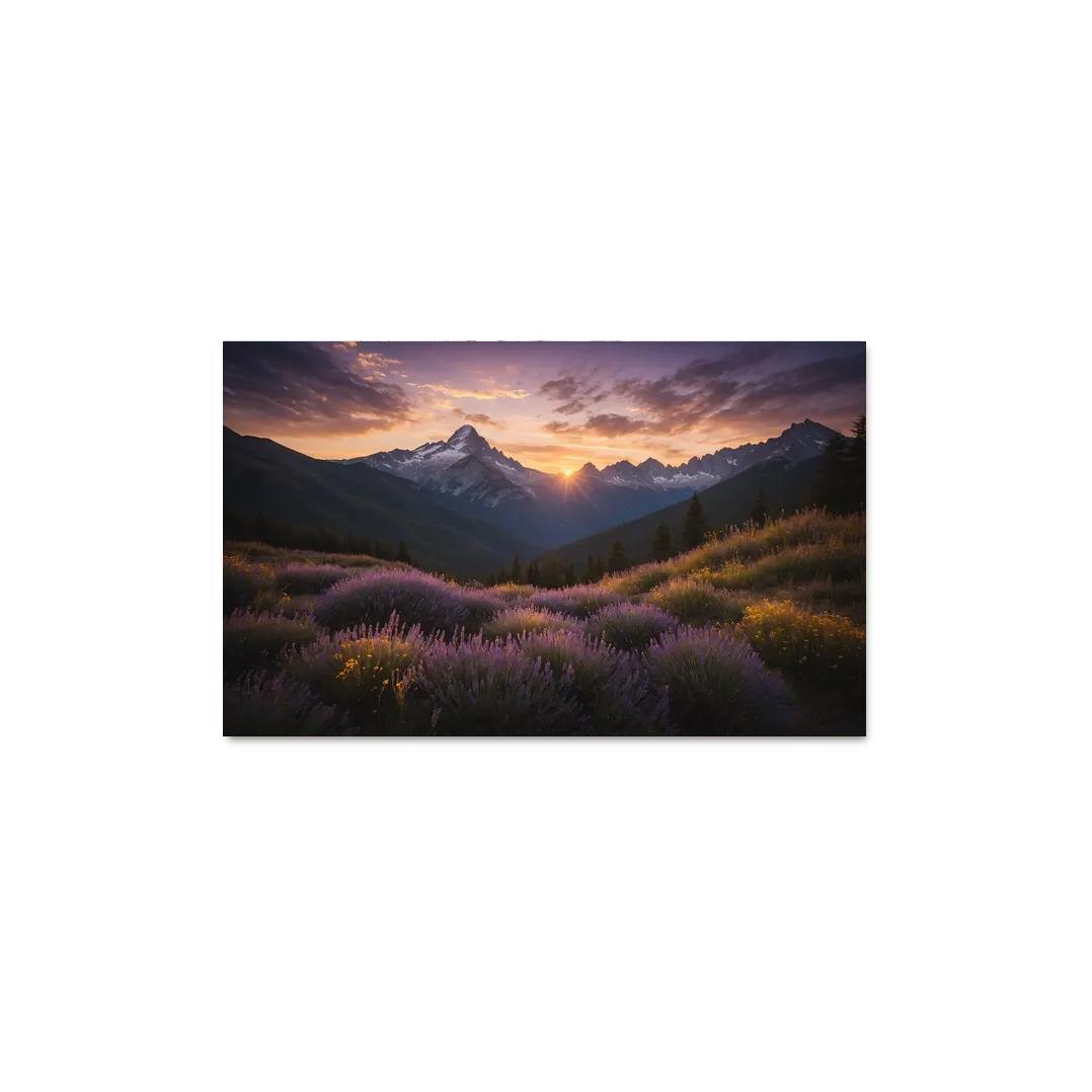 The Twilight Glow Of Serenity Mountain Art Trends