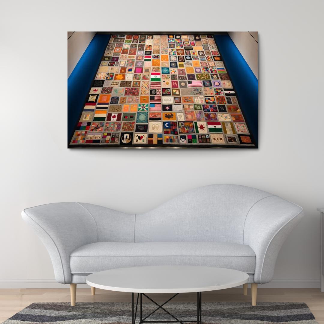 Stitching Together Lives The Impact Of Refugee Crises Custom Paintings Frame