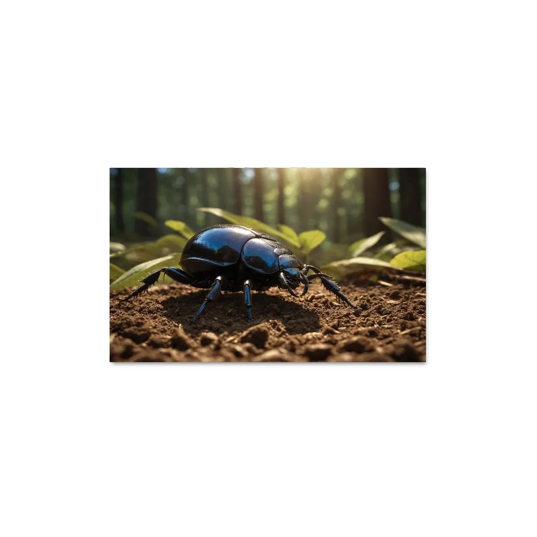 The Enigmatic Dung Beetle Nature's Clean-up Crew Canvas Paintings Frame