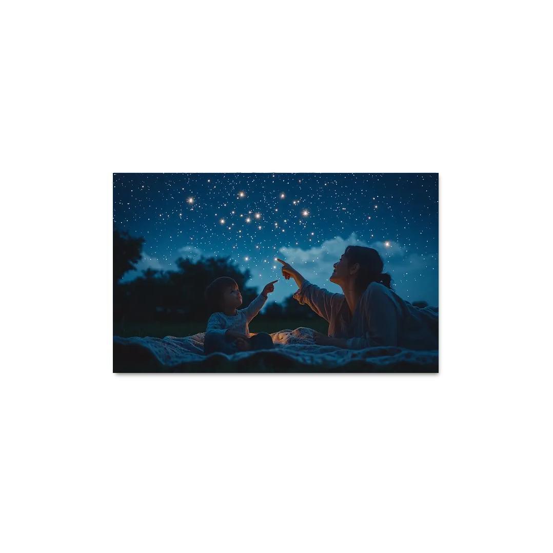 Stars In Our Eyes Dreams Of Tomorrow Custom Paintings Frame