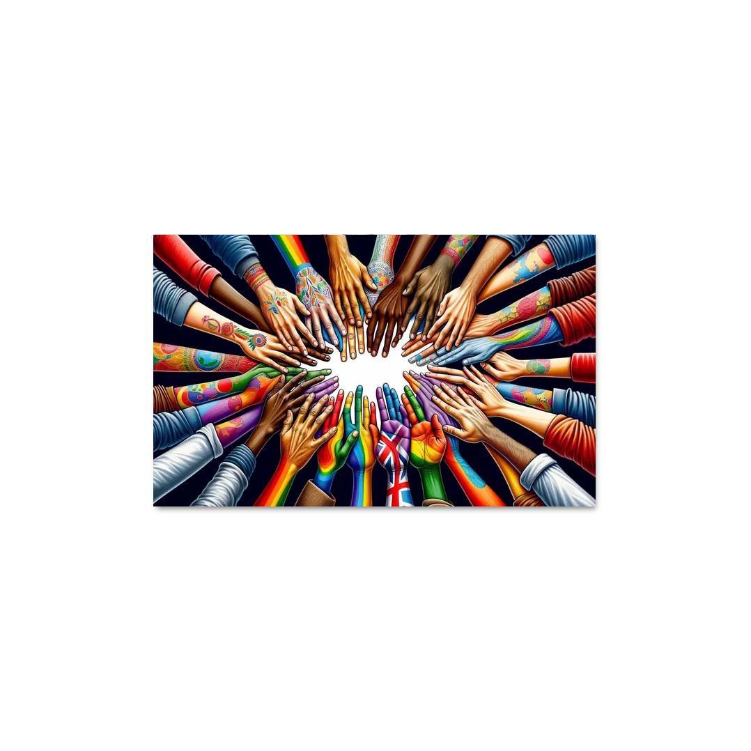 Art For Peace A Global Call To Action Custom Paintings Frame