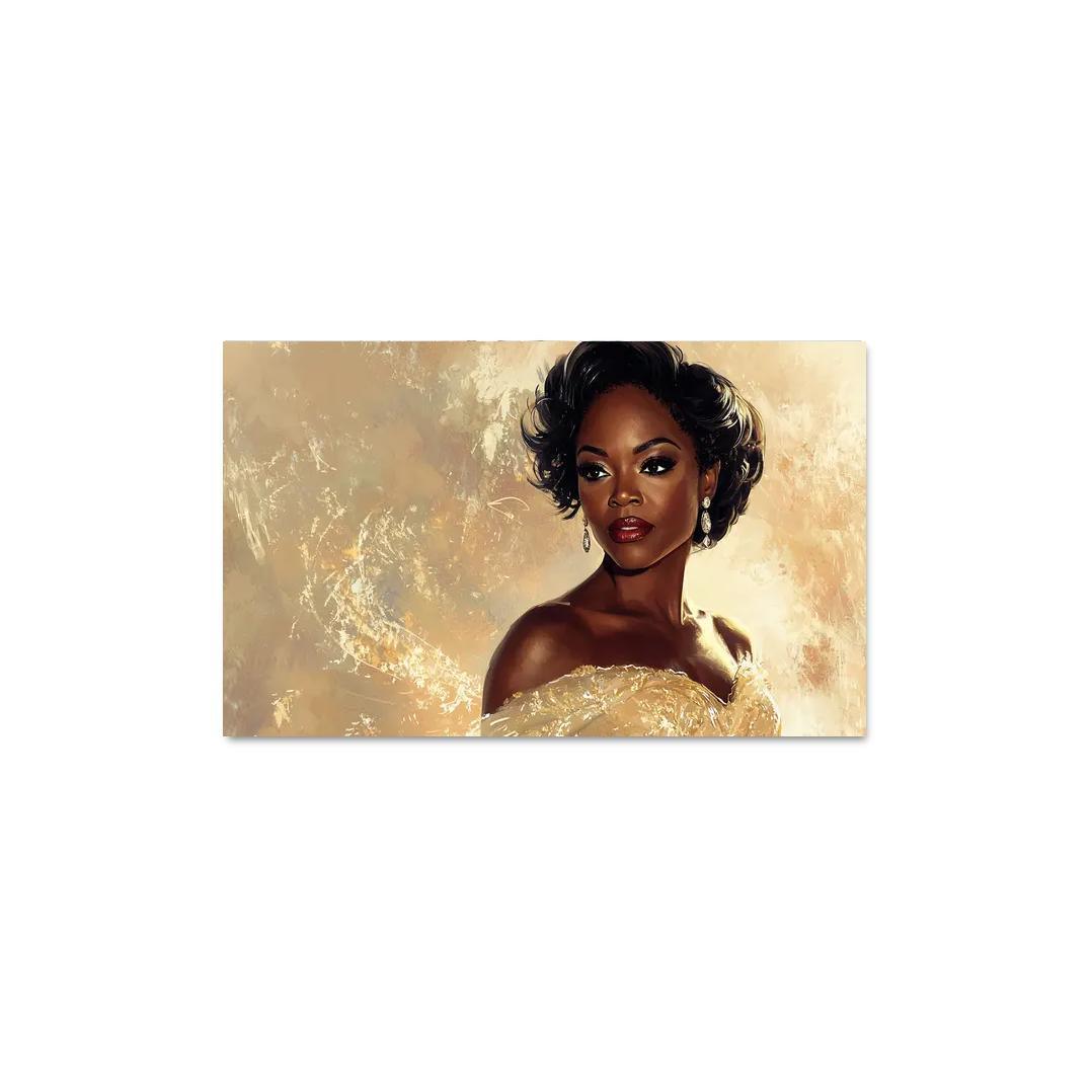 Viola Davis The Powerhouse Of Emotional Depth Framed Paintings