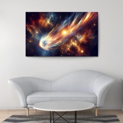 The Allure Of Comets And Their Trails Abstract Paintings Frame