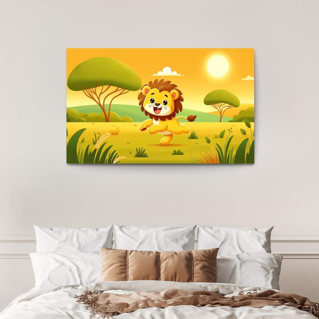 Lively Lions - Safari Magic Framed Paintings