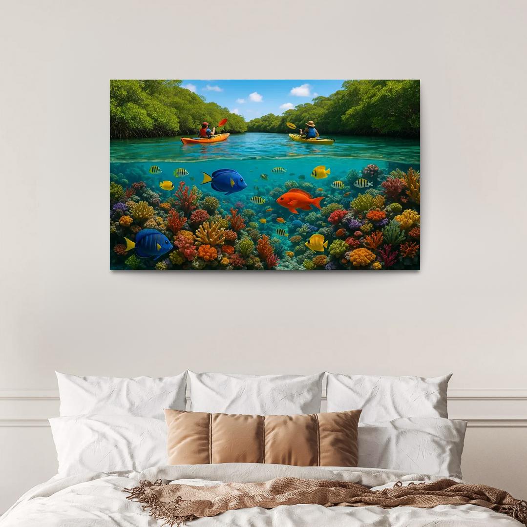 Coral Bay Adventure And Eco-tourism Custom Paintings Frame