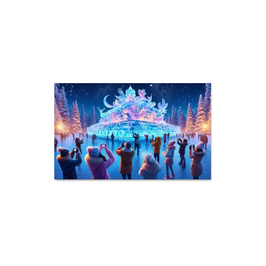 Harbin International Ice And Snow Sculpture Festival - China Modern Paintings Frame
