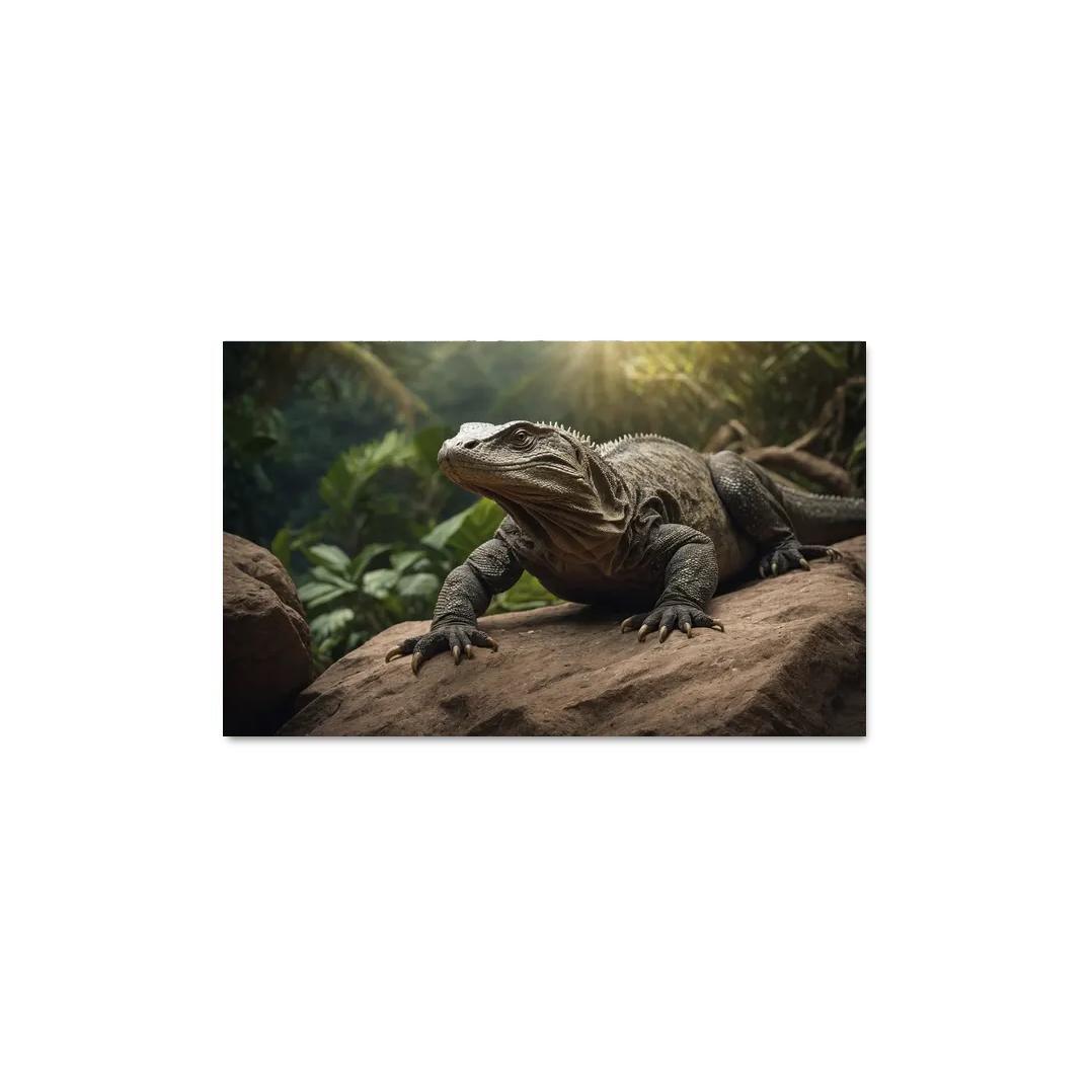 The Majestic Komodo Dragon Nature's Ultimate Lizard Framed Paintings