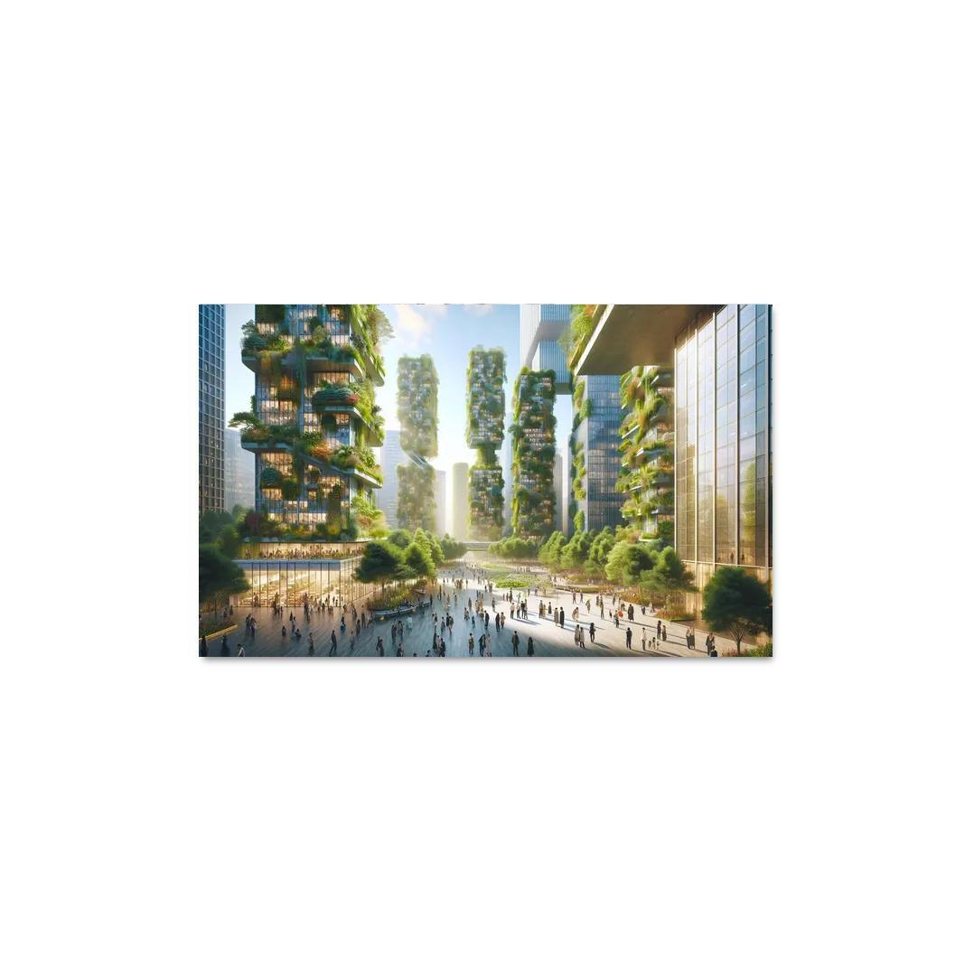 Biophilic Urbanism Custom Paintings Frame