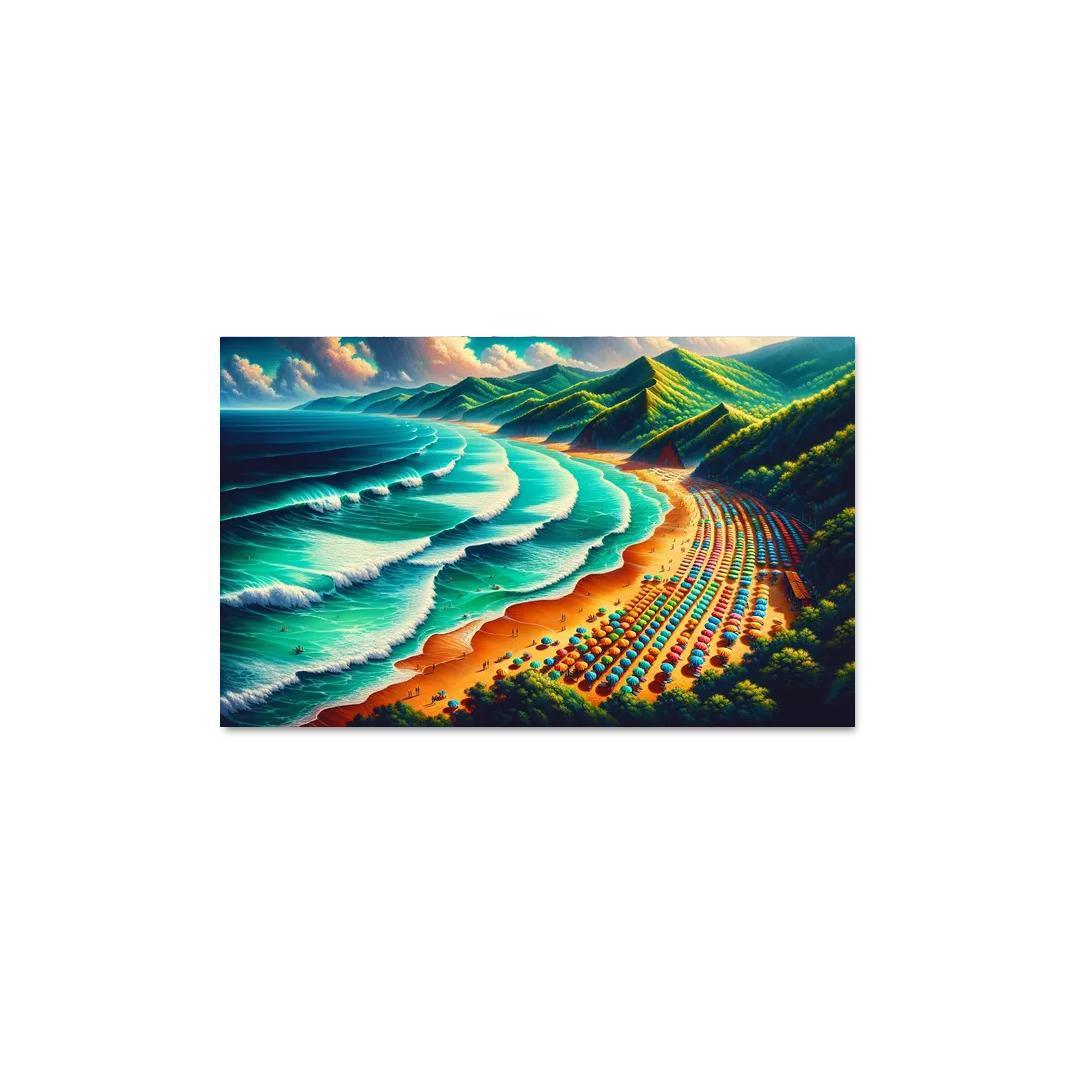 Emerald Isle Adventures Modern Paintings Frame