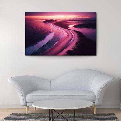 Violet Cove Enchanted Sunrise Spot Custom Paintings Frame