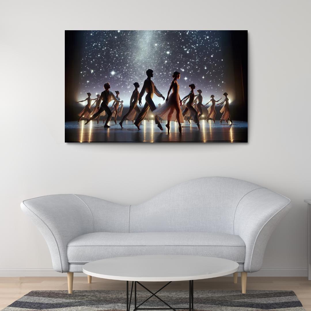 Tango del Cielo The Dance of Heaven 1 Piece HD Canvas Wall Art-Original Frame
