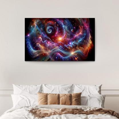 Celestial Interplay Of Frequencies Premium Artwork Frames