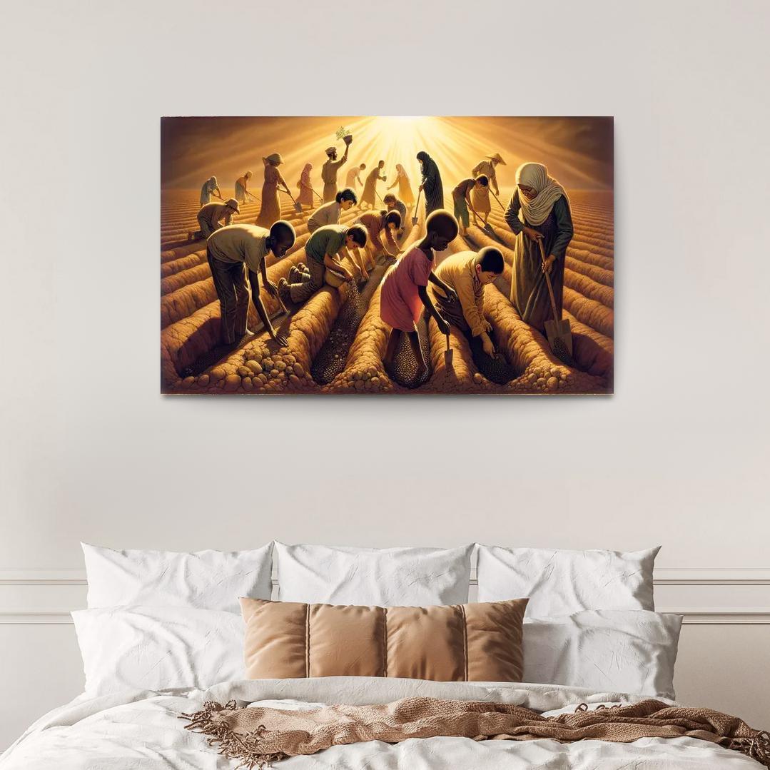 Future Generations The Legacy Of Our Choices Custom Paintings Frame