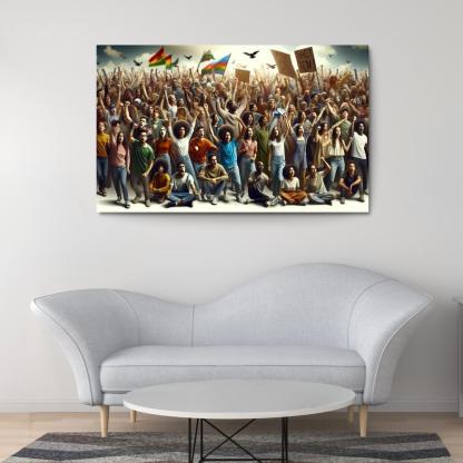 Voices Of The Future Youth Activism And Change Multi-panel Paintings