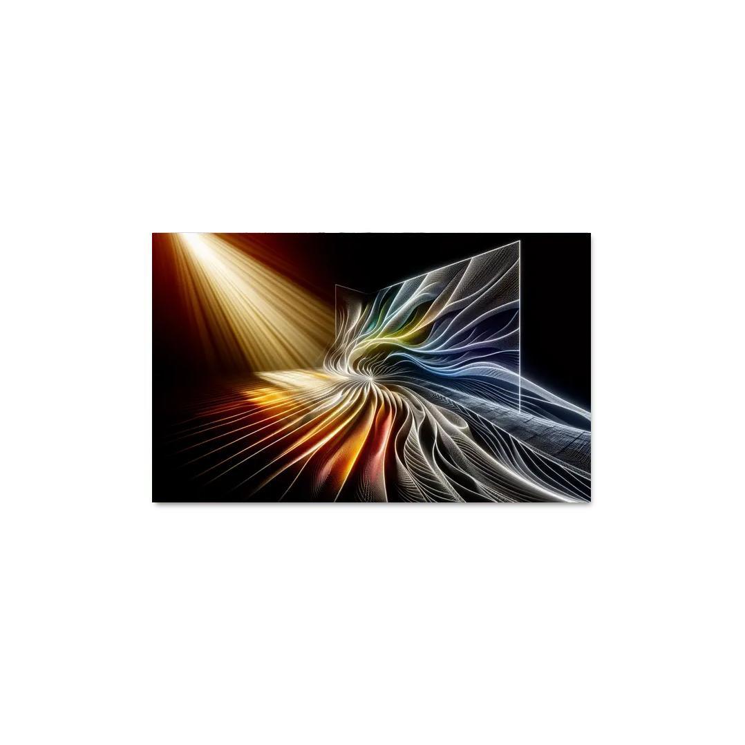 Choreography of Light and Shadow 1 Piece HD Canvas Wall Art-Original Frame