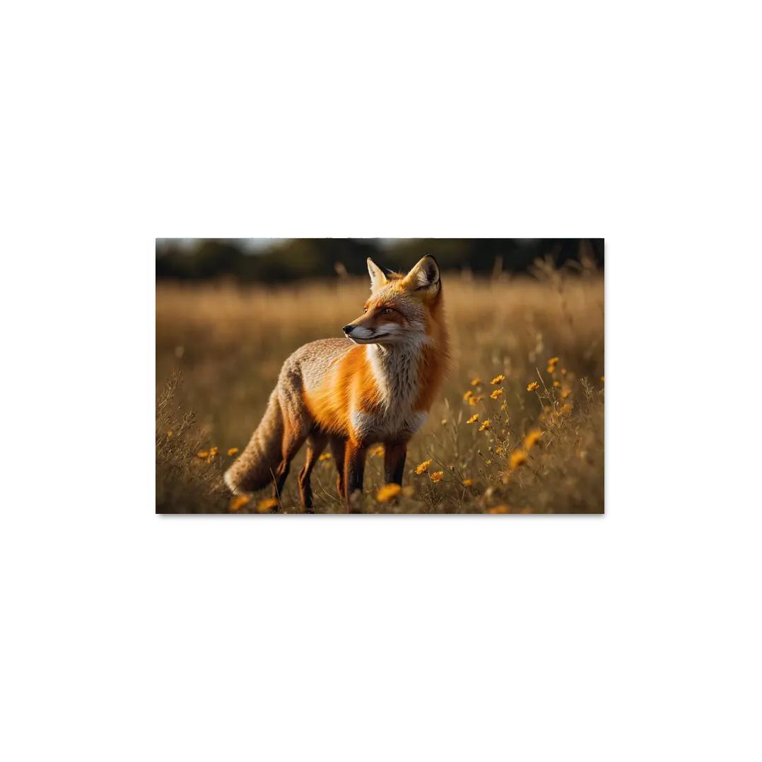 The Daring Red Fox Cunning And Clever Oil Paintings Frame