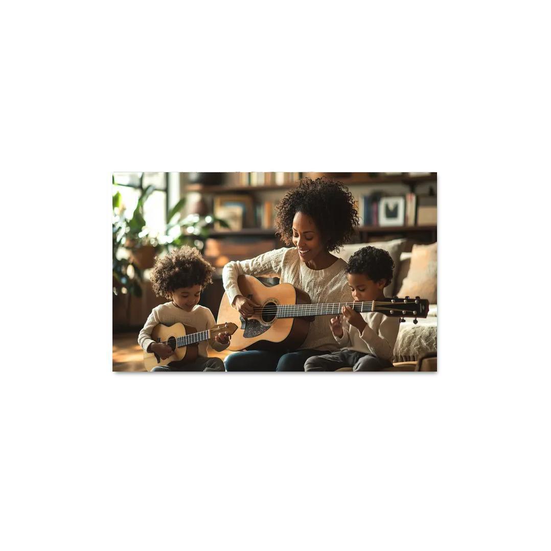 The Rhythm Of Our Hearts A Mothers Love Song Canvas Paintings Frame