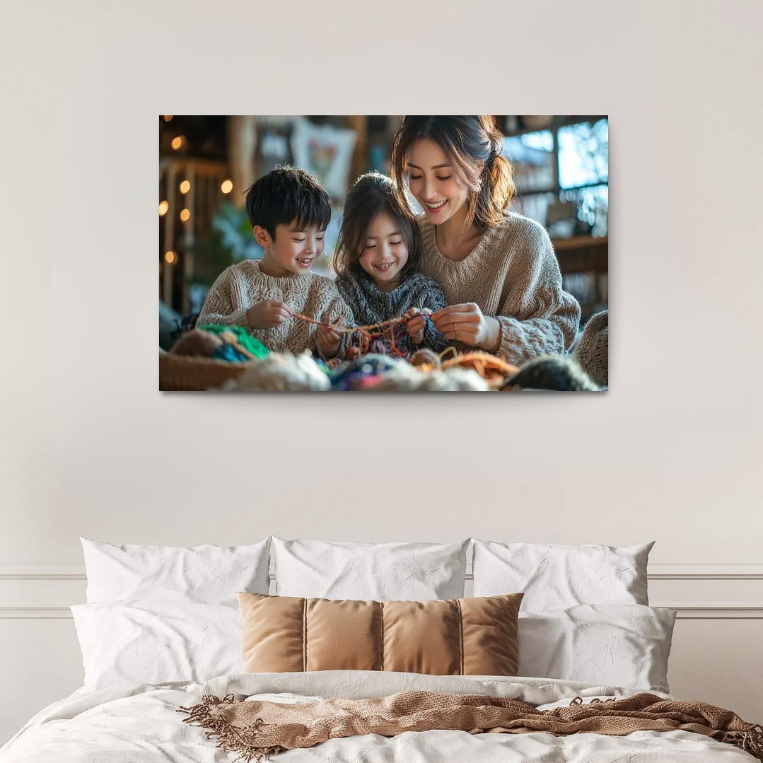 The Threads Of Life A Mothers Unbreakable Bond Canvas Paintings Frame