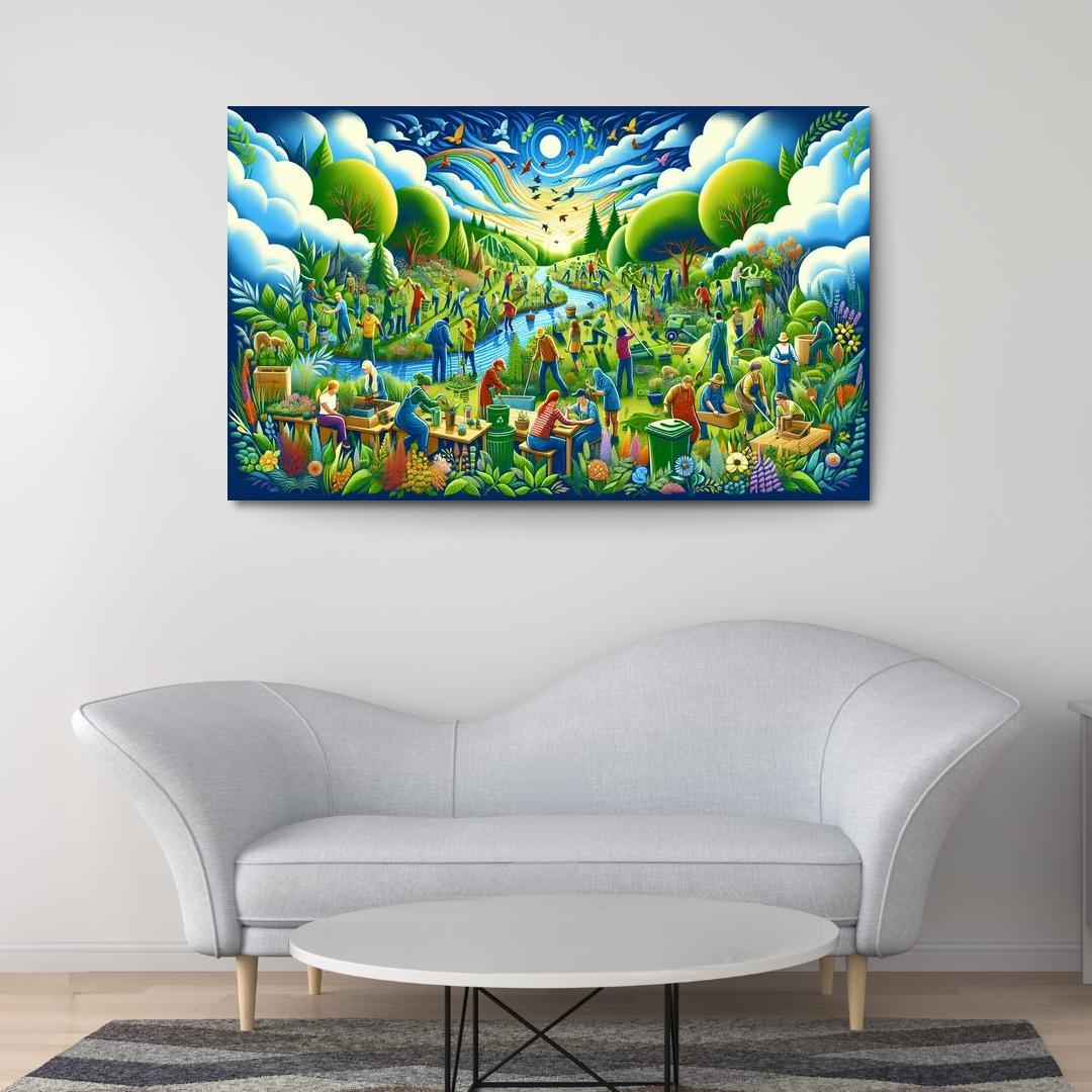 Sustainable Development Creating A Better Future Art Trends