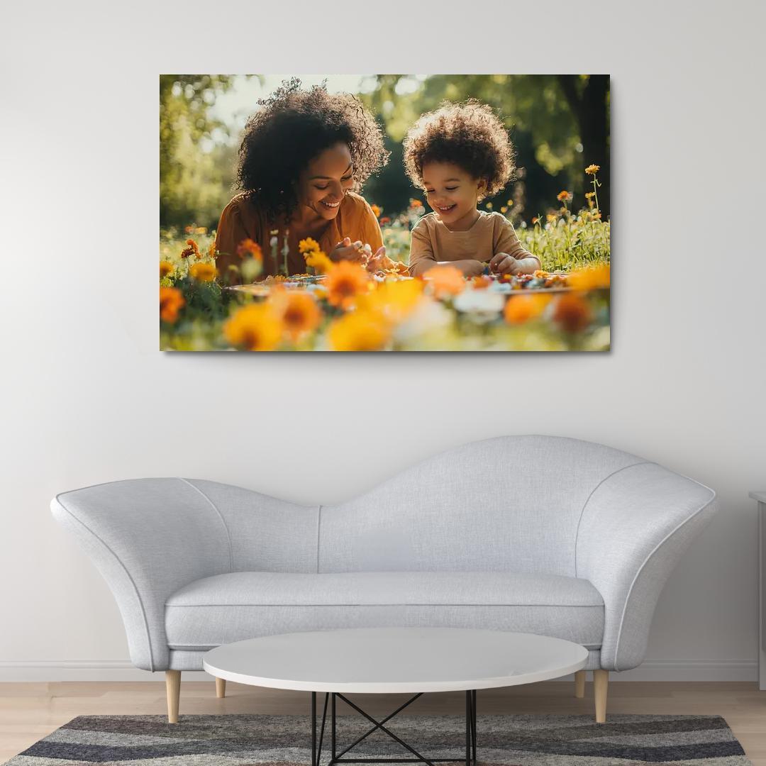 The Gift Of Time A Mothers Presence Custom Paintings Frame