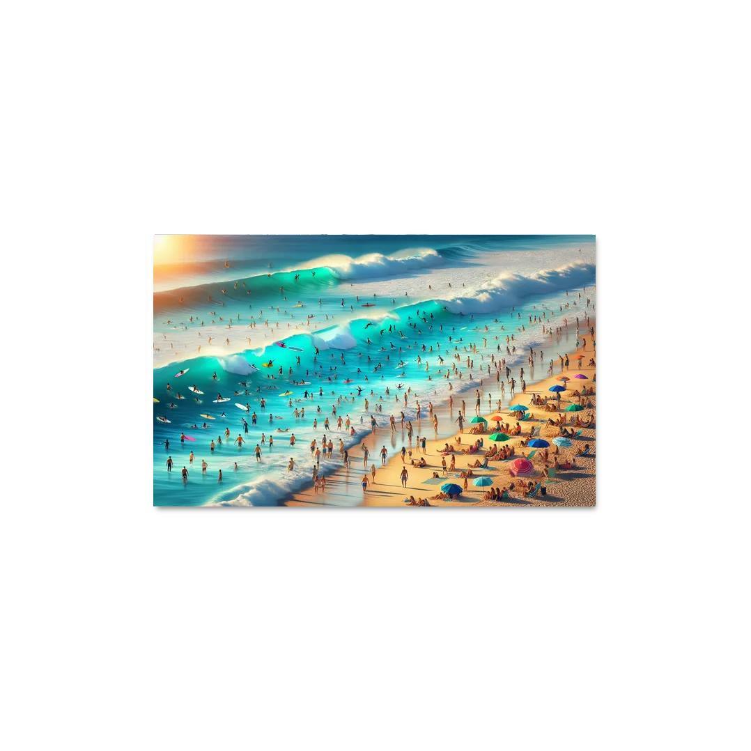 Blue Wave Oasis Adventure Awaits Art Trends