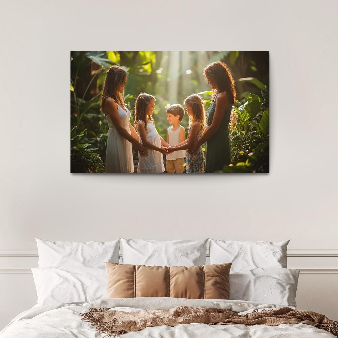 An Unbroken Circle A Mothers Enduring Love Canvas Paintings Frame