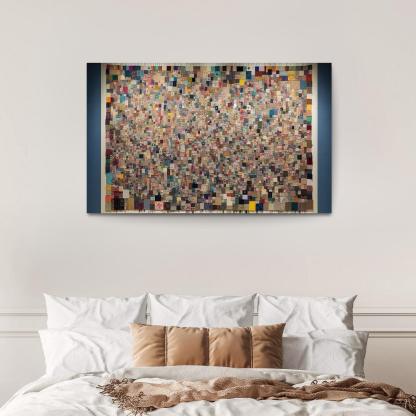 Human Threads The Fabric of Interconnectedness 1 Piece HD Canvas Wall Art-Original Frame