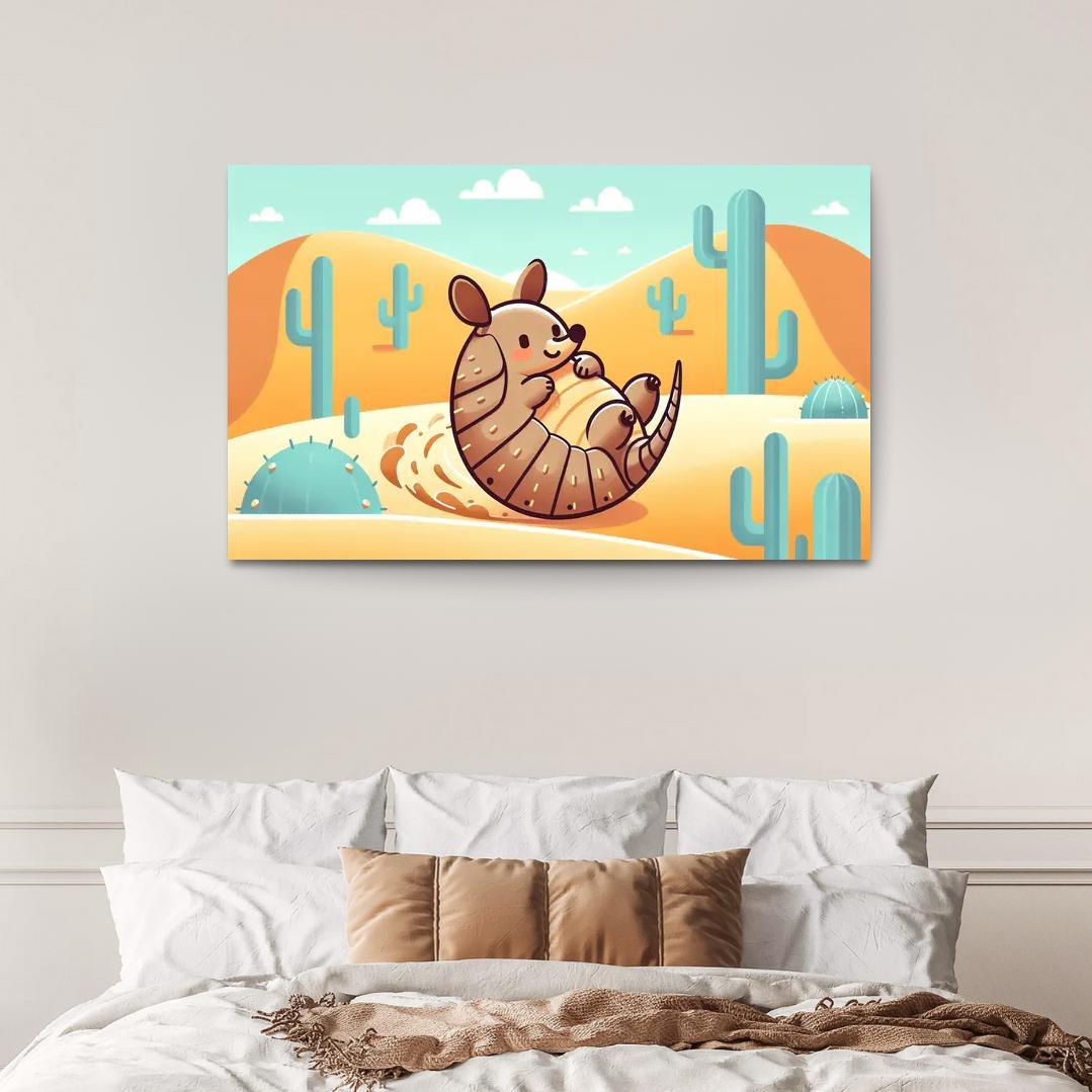 Adventurous Armadillo Modern Paintings Frame