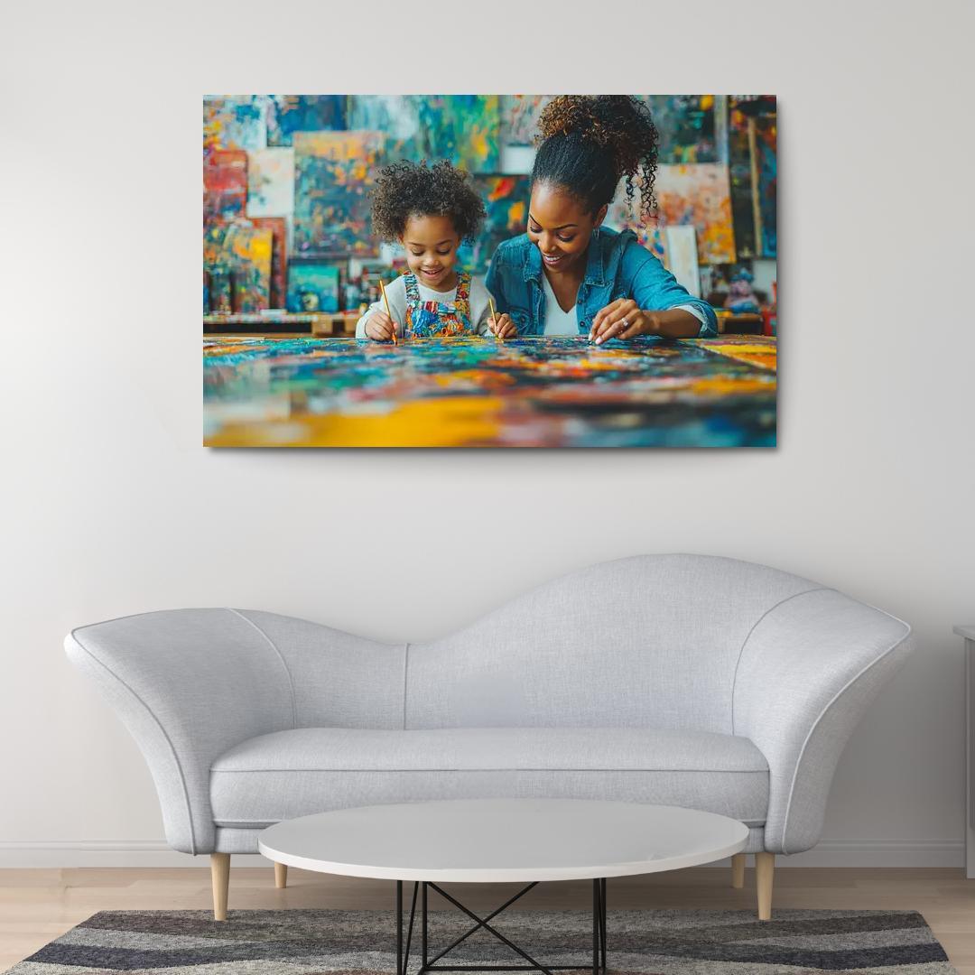 The Art Of Love A Mothers Masterpiece One-piece Frames