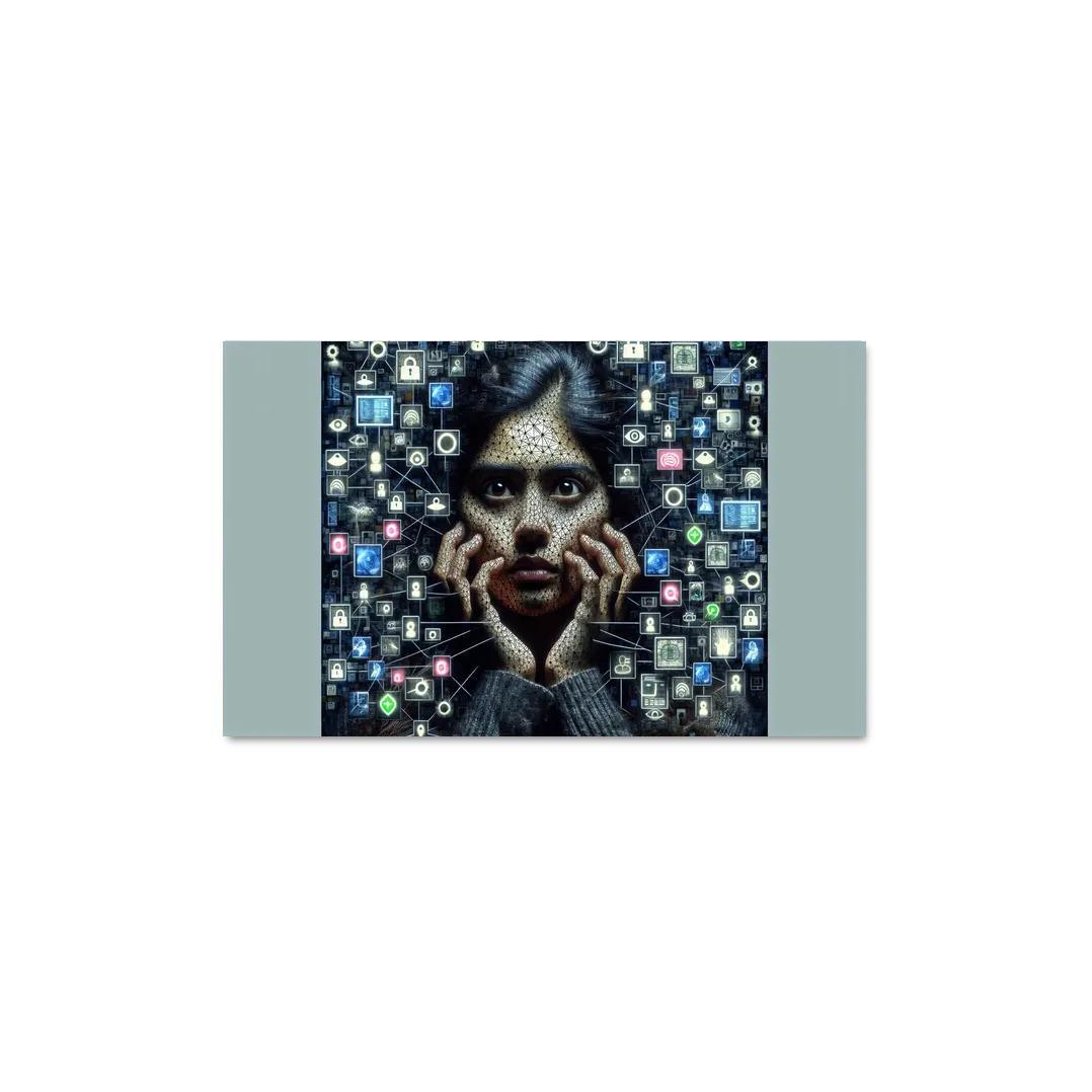 Digital Shadows Privacy In The Modern World Custom Paintings Frame