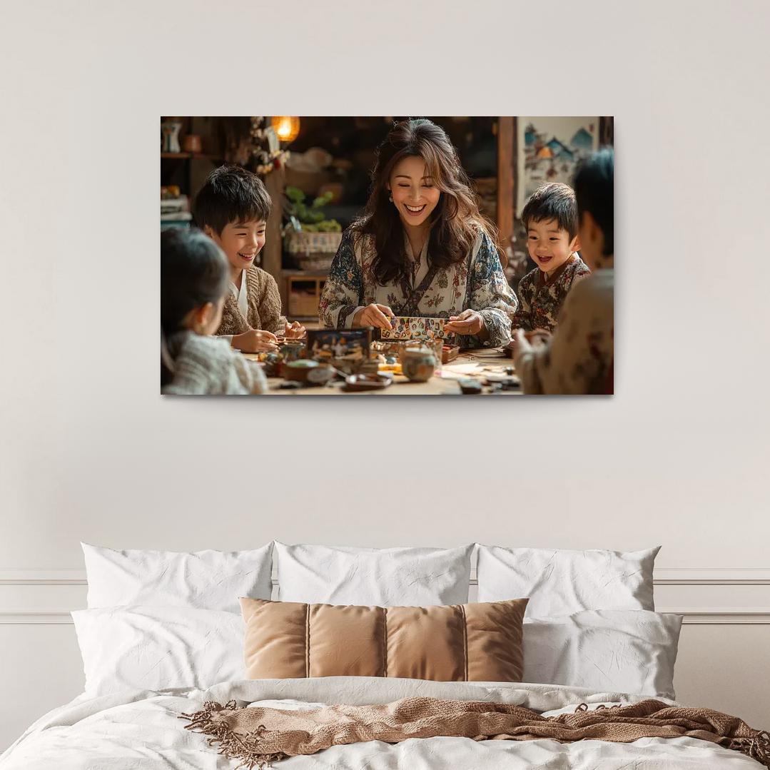 Unbreakable Bonds A Mothers Love Modern Paintings Frame