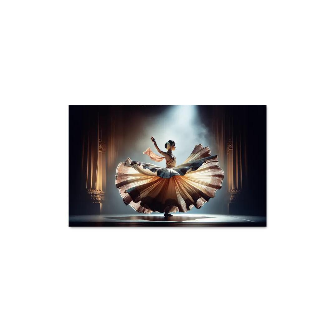 Kathak The Storyteller's Dance Modern Paintings Frame