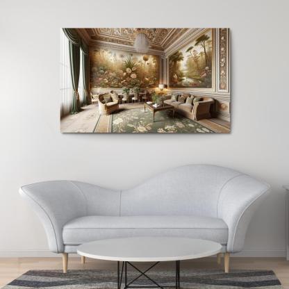 Vintage-Style Framed Botanical Prints 1 Piece HD Canvas Wall Art-Original Frame