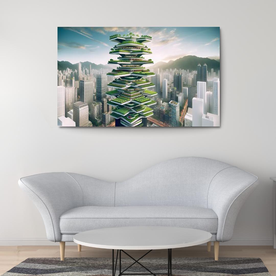 Vertical Farms As Architecture Custom Paintings Frame