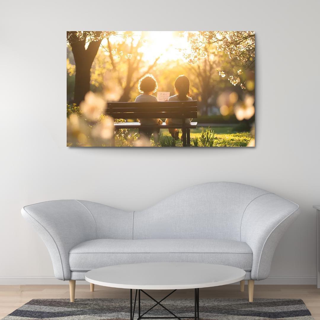 The Love That Transcends Time A Mother's Heart Canvas Paintings Frame