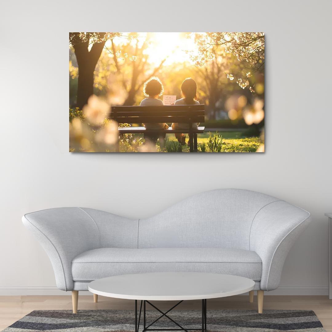 The Love That Transcends Time A Mother's Heart Canvas Paintings Frame