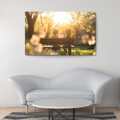 The Love That Transcends Time A Mother's Heart Canvas Paintings Frame