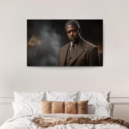 Denzel Washington The Voice Of A Leading Man Framed Paintings