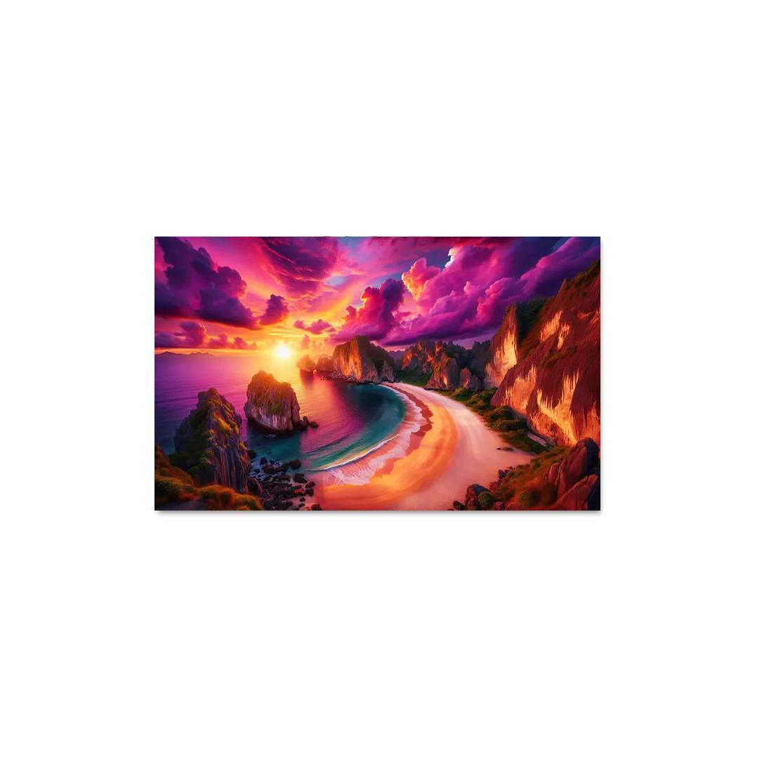 Sunset Ridge Beach Premium Artwork Frames