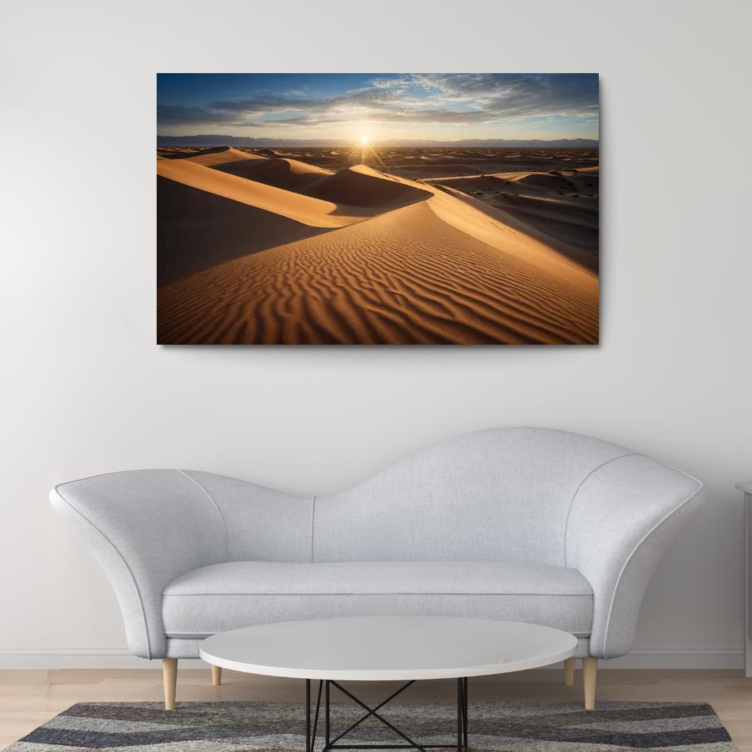 The Enigmatic Beauty Of Desert Landscapes Oil Paintings Frame