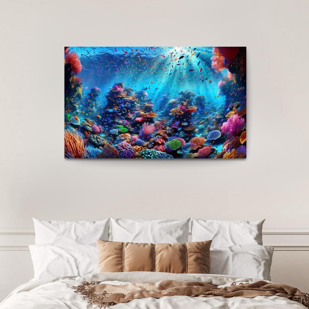 Coral Haven Underwater Wonderland Premium Artwork Frames