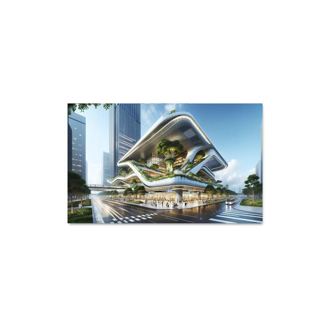 Transformative Transit Stations Custom Paintings Frame